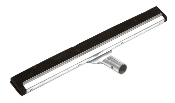 Gummiraka dubbelvikt med kant, 45 cm inklusive träskaft 150 cm